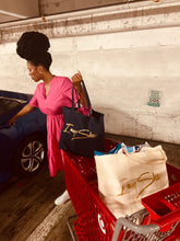 Load image into Gallery viewer, Reusable Canvas Tote