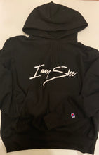 Load image into Gallery viewer, Champion Reverse Weave- I am She hoodie (Made to order)
